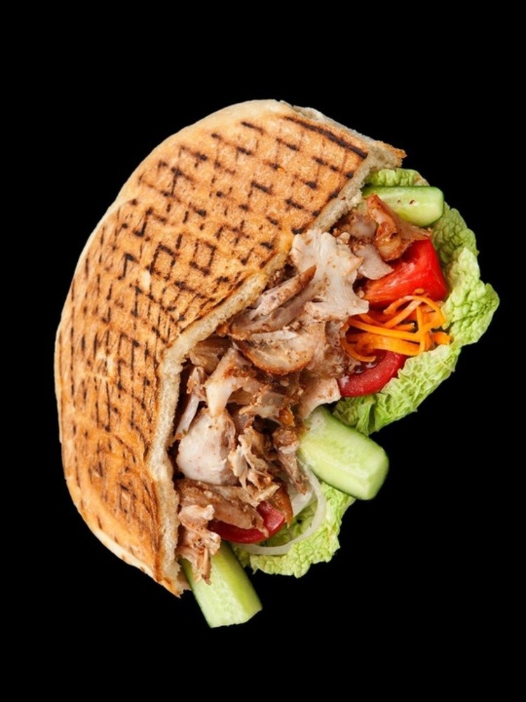 Шаурма в лепешке